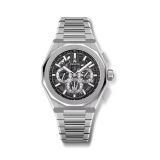 DEFY SKYLINE CHRONOGRAPH SKELETON 42mm Black Dial Automatic Steel Watch