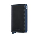 Photo of the Secrid Slimwallet Original Black Navy | RFID-Blocking Leather Wallet – SO-Black-Navy