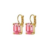 DYRBERG/KERN Segin Gold Tone Earrings with pink crystals 460001