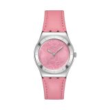Pink Petal Promise 33mm Pink Dial Quartz Leather Strap Watch