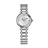 Photo of the Herbelin Galet 28mm Silver Dial Quartz Stainless Steel Bracelet Watch 17430B28, featuring a minimalist silver dial, smooth round case, and polished stainless steel bracelet 