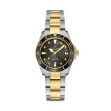 DS Action Powermatic 80 34.5mm Black MOP Dial Two Tone Stainless Steel Bracelet Watch