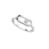 Messika 18k White Gold Move Uno Gold LM Diamond Ring