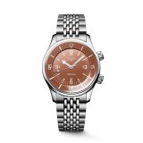 Legend Diver 39mm Terracotta Dial Manual Stainless Steel Watch