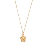 Chlobo Sheltered Glow Gold Plated Turtle Pendant Necklace GNTRC3505, featuring a radiant gold plated turtle charm symbolising protection, strength, and serenity, suspended from a delicate chain.