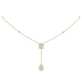 Messika 18K Yellow Gold Diamonds My Twin Tie Necklace