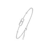 18K White Gold Diamonds Move Uno Pave Bracelet