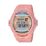 Baby-G Beach Style Series Orange Dial Digital Resin Strap Watch