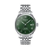 Le Locle 39.3mm Green Dial Powematic Stainless Steel Bracelet Watch