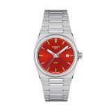 PRX 35mm Red Dial Quartz Stainless Steel Bracelet Watch