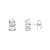 Sterling Silver Haribo Gummy Bear Stud Earrings