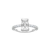 Haribo Gummy Bear Sterling Silver Crystal Ring Size 54