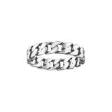 Sterling Silver Link Ring Size 56
