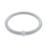 18k White Gold Mesh Bracelet