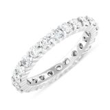 Platinum and 1.32ct Diamond Full Eternity Ring