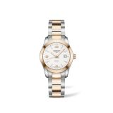 Longines Conquest Classic Steel and Rose Automatic Ladies Watch