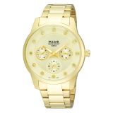 Pulsar Gold-Tone Stainless Steel Watch.