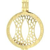 Mi Moneda Small Gold Plated Pendant