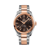 OMEGA Aqua Terra 150m Co-Axial Master Chronometer Annual Calendar Watch, 38.5 mm, Automatic, Stainless Steel/18 Carat Red Gold