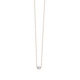 Mikimoto 18 Carat Yellow Gold Pearl Pendant
