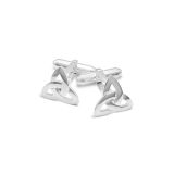 Sterling Silver Trinity Knot Cufflinks