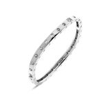 18k White Gold Pois Moi Bangle