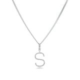 Weir Collection 9 Carat Gold and Diamond 'S' Pendant
