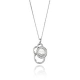 Happy Diamonds 18k White Gold Pave Bubble Pendant