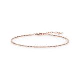 Minimalistic Rose Gold Plated Chain Bracelet