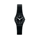 New Core LADY BLACK SINGLE 25mm, Round Black Dial, Quartz, Black Case, Black Strap Watch