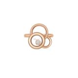 Happy Diamonds 18k Rose Gold Bubble Ring