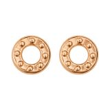Rose Gold Plated Inan Stud Earrings