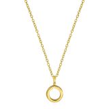 Juvi Yellow Gold O Initial Charm