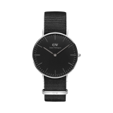 Cornwall Classic Nato 36mm Black Dial Quartz Textile Strap Watch