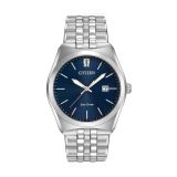 Citizen Corso 40mm Blue Dial Eco Drive Stainless Steel Bracelet Watch BM7330-59L