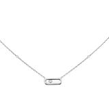 Messika 18K White Gold Move Uno Diamond Necklace