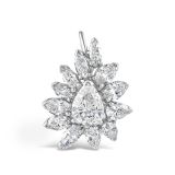 Weir Collection 18k Diamond Cluster Pendant