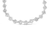 18k White Gold Diamond Necklet by Graser Gioielli