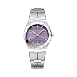 Cap Camarat 33mm, Purple Dial, Quartz Movement, Stainless Steel Watch