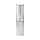 Silver Make Up Brush With Twist Action