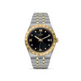 Royal Collection 38mm, Steel, Silver Diamond-Set Black Dial, Manual Watch