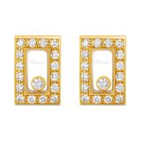 Happy Diamonds 18k Yellow Gold Diamond Pave Earrings