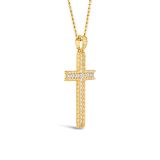 Roberto Coin 18k Diamond Cross Necklace