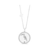 Happy Diamonds Animal World 18k White Gold Toucan Pendant