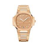 Patek Philippe 7118/1R Nautilus, 35.2mm, 18k Rose Gold, Automatic