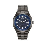 Photo of the Citizen Drive HTM 41mm, Blue Dial, Grey Ion Plated Stainless Steel, Eco-Drive Watch AW1147-52L