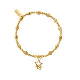 Photo of the ChloBo Interlocking Star Gold Plated Bracelet GBBCB3407