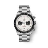 Black Bay Chrono 41mm Opaline Dial Manual Stainless Steel Watch