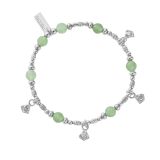 Photo of the ChloBo Manifest Love Sterling Silver Aventurine Bracelet SBAFO3420
