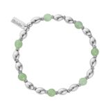 Photo of the ChloBo Good Fortune Sterling Silver Aventurine Bracelet SBAFRO